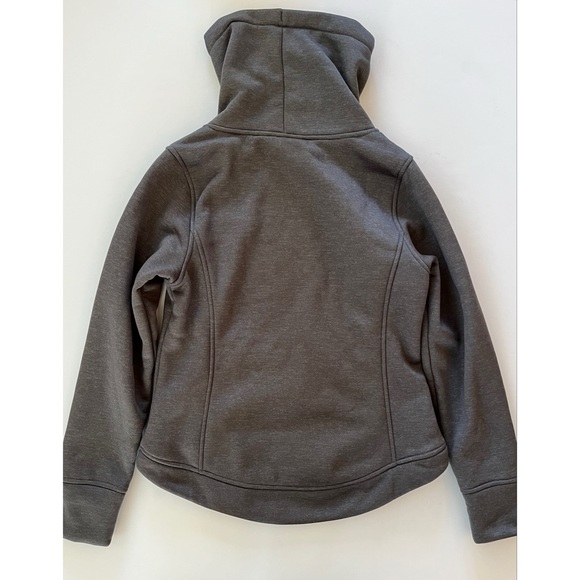 The North Face Women’s Gray Cowl Neck Sherpa Lined Sweatshirt Size Small - Picture 5 of 8